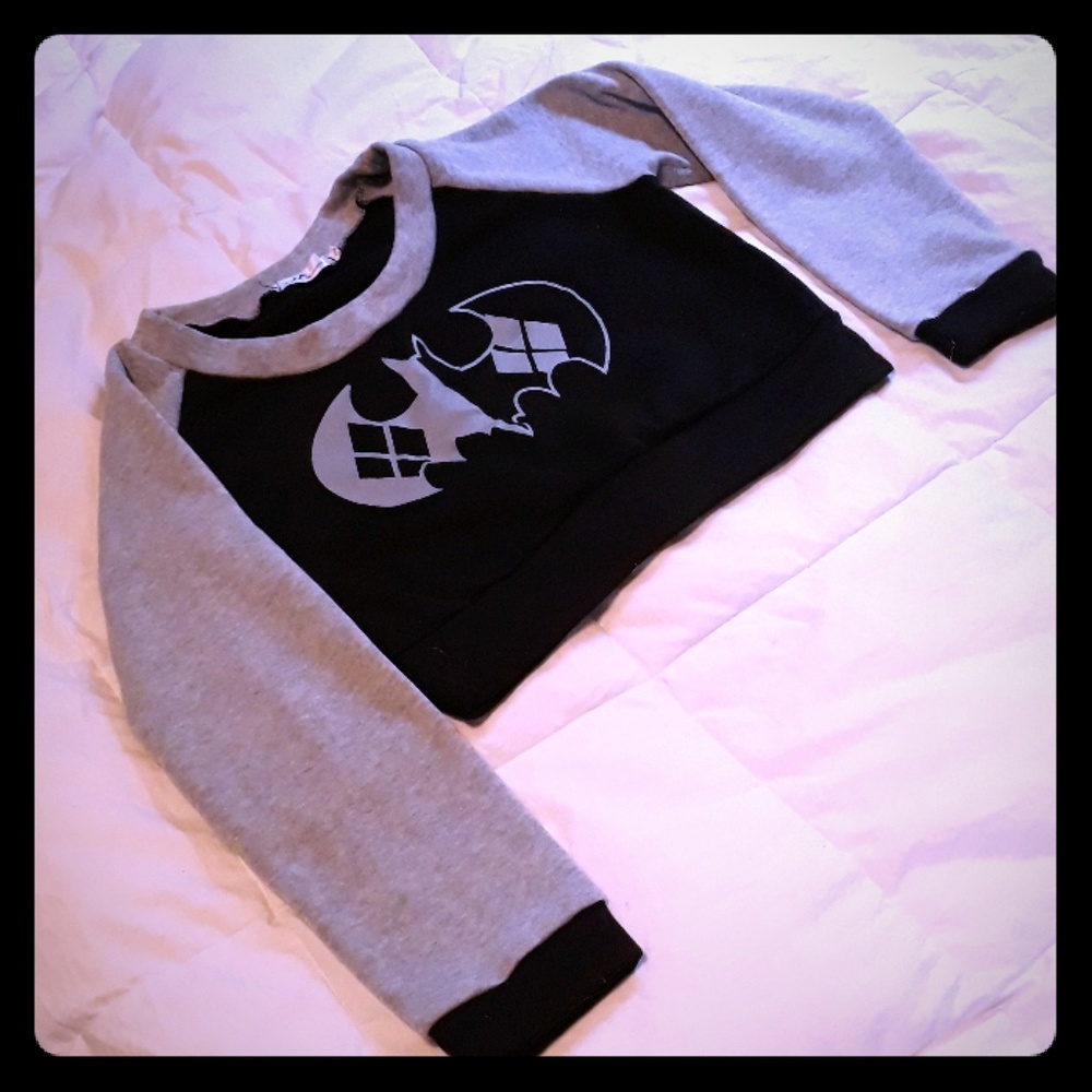 NWT Batman Crop Sweatshirt sz L